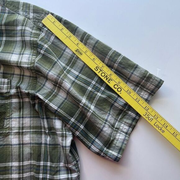 Redhead Green, Blue‎ and White Plaid Short Sleeve Shirt,2XL - Picture 5 of 9